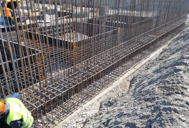 Disposición de las estructuras de cimentación