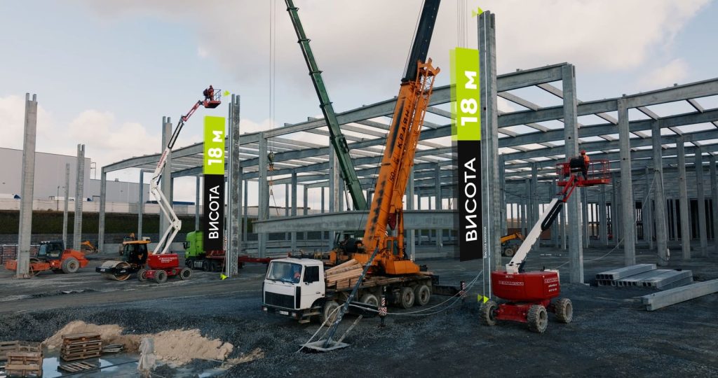Instalación de estructuras monolíticas de hormigón armado